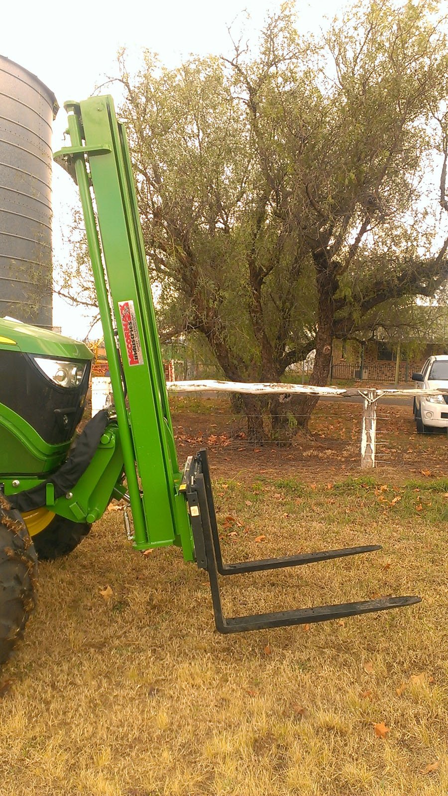 Tractor Mounted Forklifts for most makes McCormack Industries